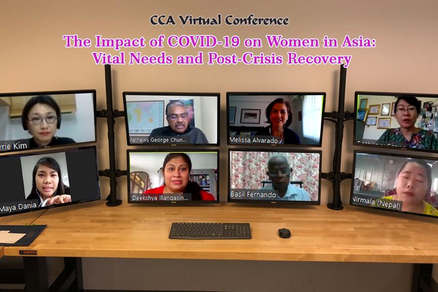 “Articulation of COVID-19’s gendered impacts will have to aid gender-sensitive post-pandemic recovery policies,” advocate panellists of CCA’s online conference
