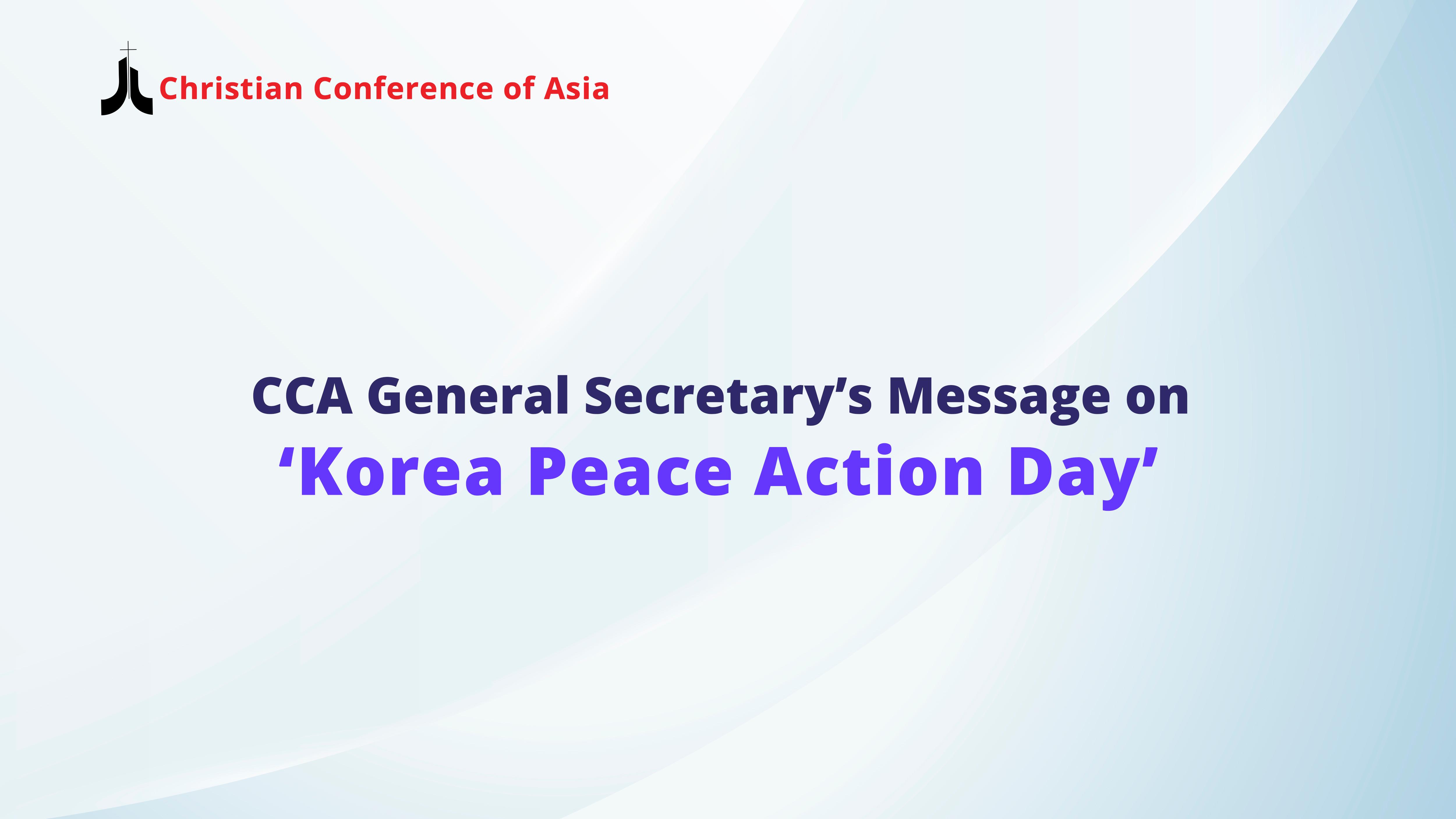 Every effort towards preventive diplomacy for defusing tensions in the Korean peninsula needs to be ensured, says CCA General Secretary