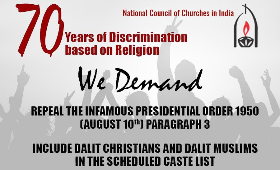 ‘Scheduled Caste status to Dalit Christians is a need of the hour’, affirms the Christian Conference of Asia