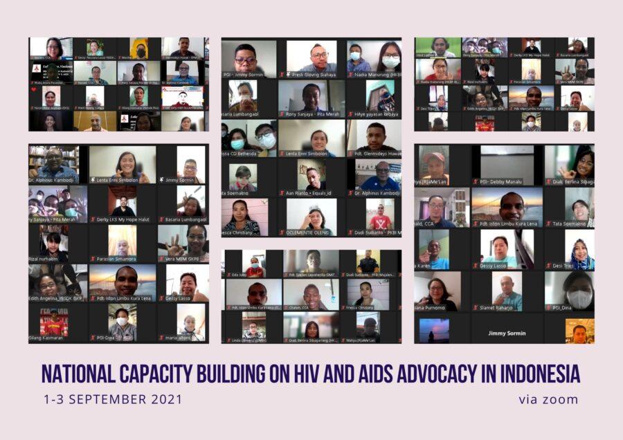 Indonesia National Capacity-Building Training to strengthen HIV and AIDS Advocacy calls for communities to support PLHIV amidst the COVID-19 pandemic