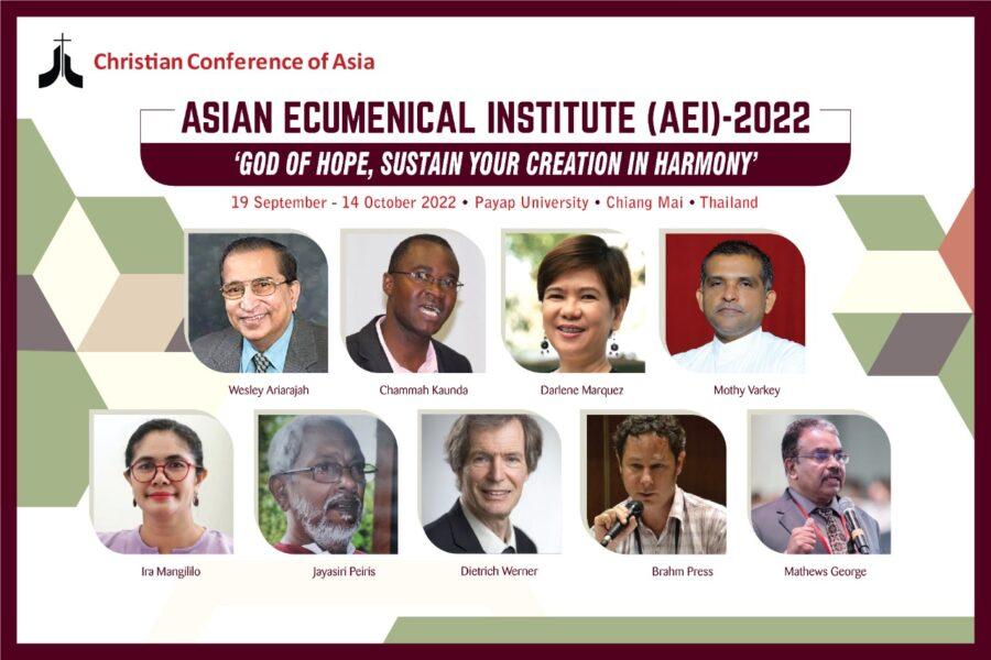 CCA’s month-long Asian Ecumenical Institute (AEI)-2022 is to begin focusing on the theme, ‘God of Hope, Sustain Your Creation in Harmony’