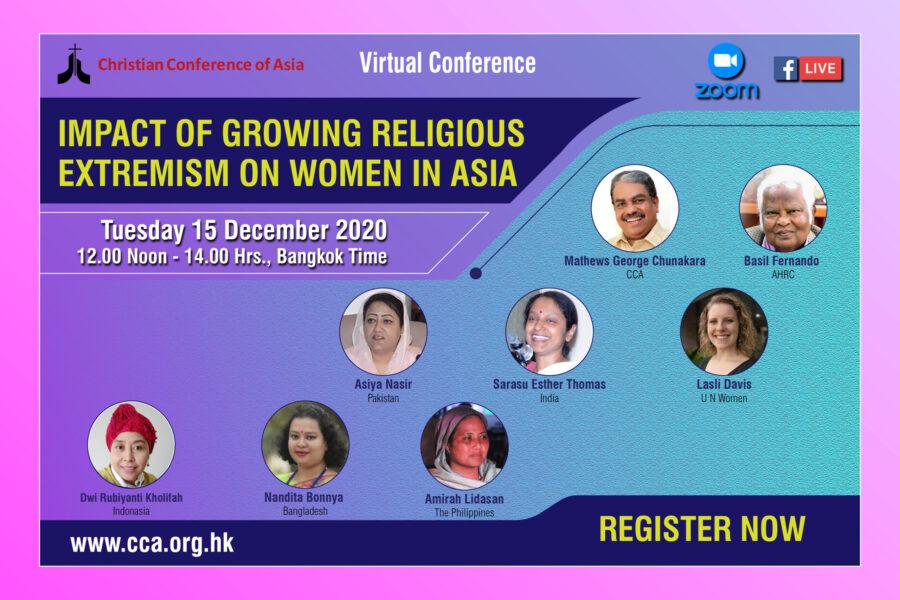 CCA's webinar to highlight ‘Impact of Growing Religious Extremism on Women in Asia’