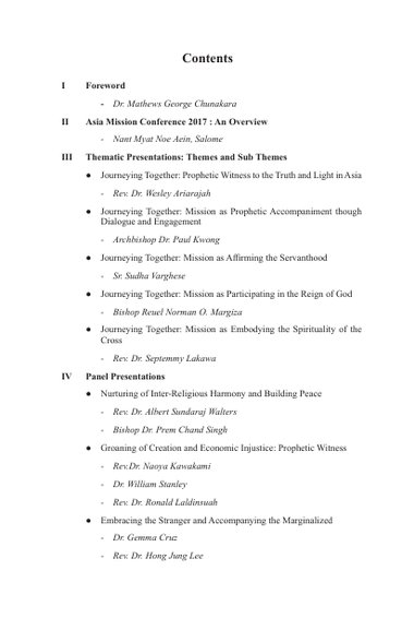 Asia Mission Conference 2017
