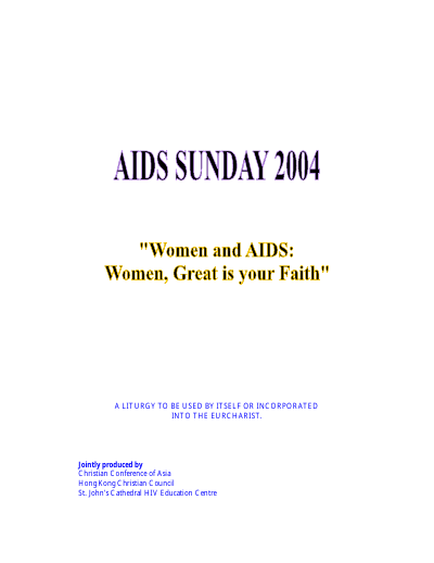 Aids sunday 2004