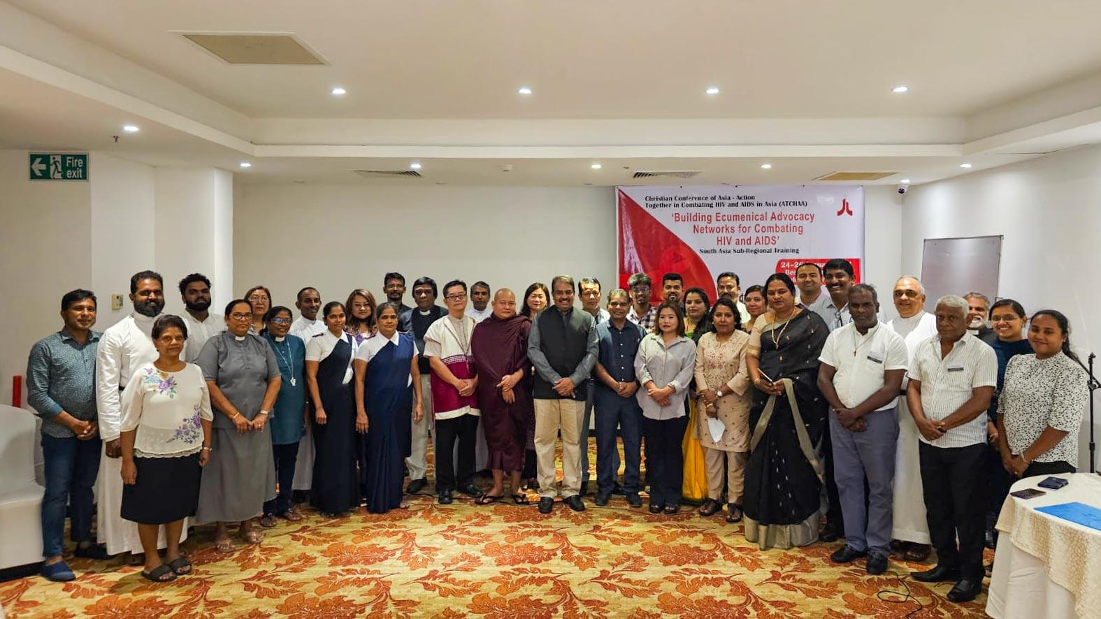 South Asia Sub-Regional Training on ‘Building Ecumenical Advocacy Networks for Combating HIV and AIDS’ begins in Colombo, Sri Lanka