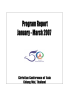 2007 Jan Mar Program Report