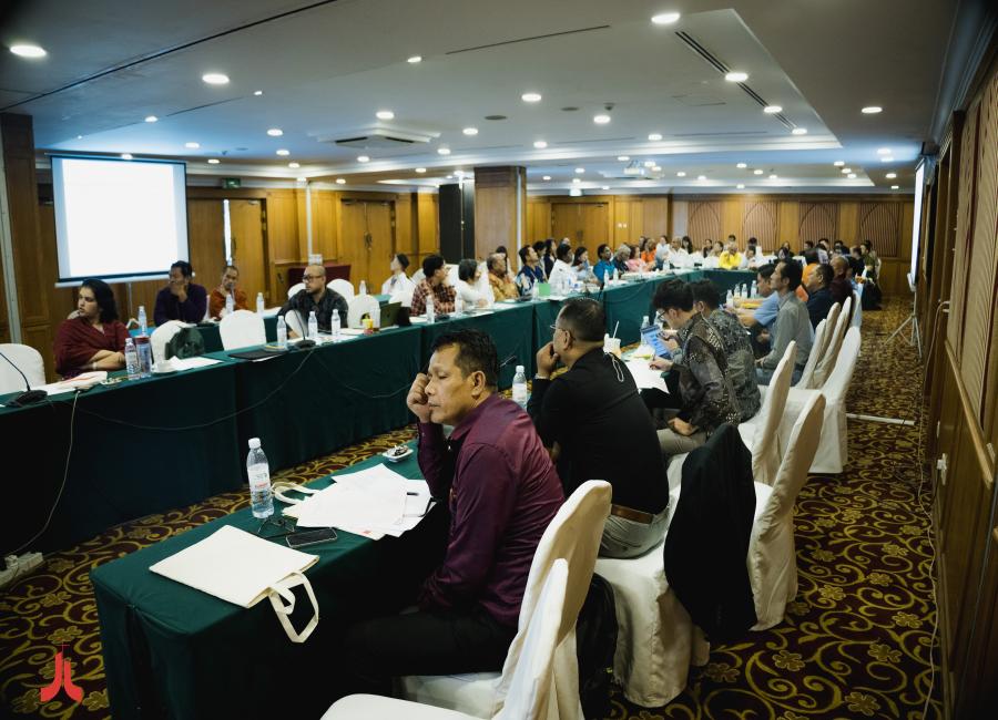 Participants in session